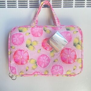 Skinnydip Glitter Grapefruit Makeup Bag